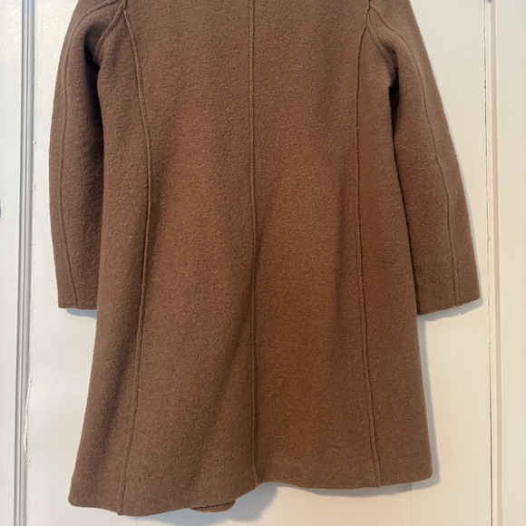 J Crew 100% Wool Camel Coat - Picture 6 of 6